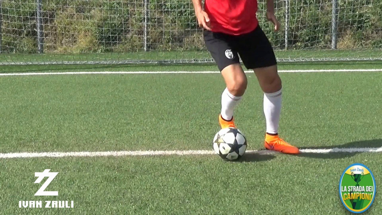 BALL MASTERY: Outside touch, right and left scissor